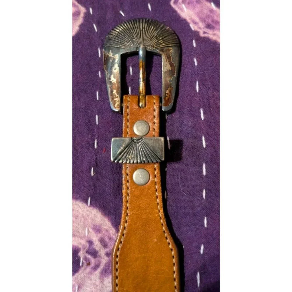 Silver Creek Collection by Leegin Leather Western Belt Tribal Animals Women's 30